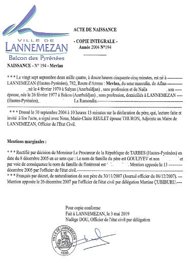 Cómo pedir un Certificado de Nacimiento en Francia